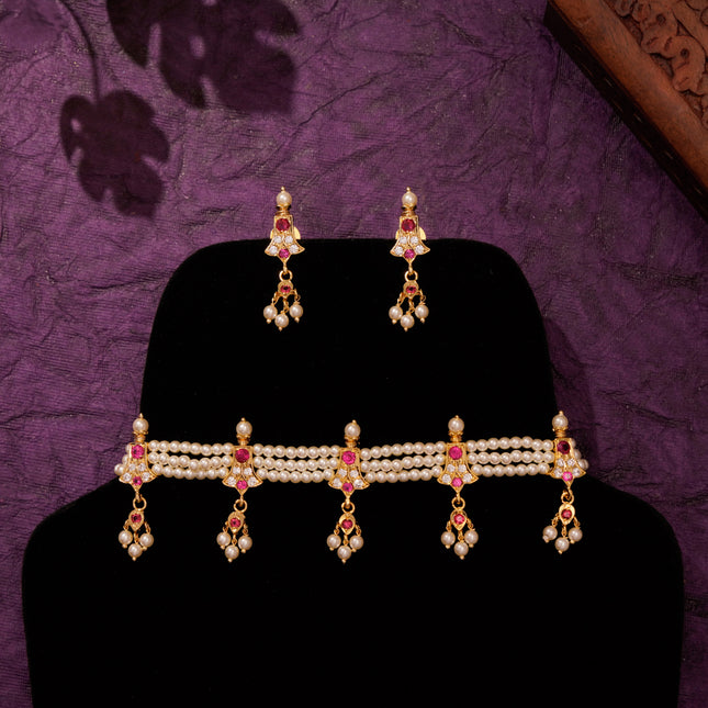 Classic Glow Choker ( 5 petals)