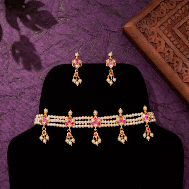 Radiant Petal Choker (5 Petals)