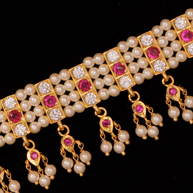 Royal Grid Choker (19 Petals)