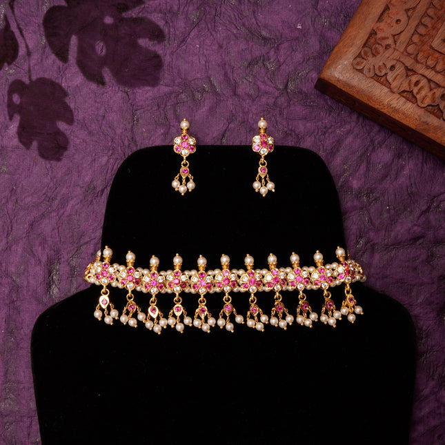 Bloom Choker ( 19 Petals)