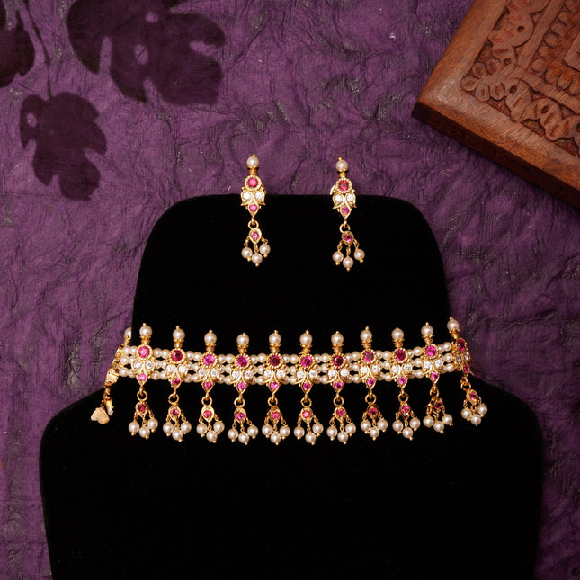 Petal Charm Choker ( 19 Petals)