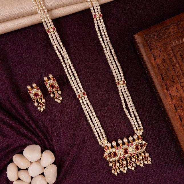 Rectangular Pendant Long Kantha