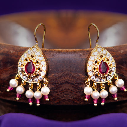 Red & White Pearl Bugadi