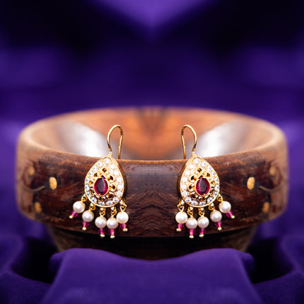 Red & White Pearl Bugadi