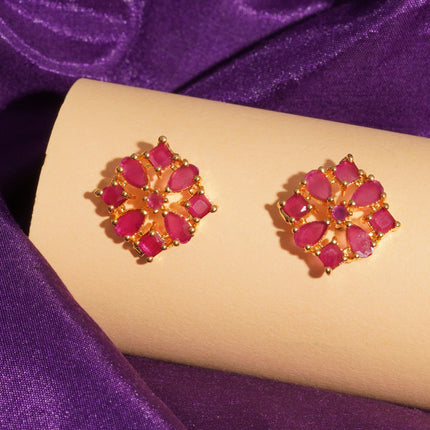 Blush Bloom Studs