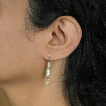 Asopalav (92.5 Silver Dangler Earrings)