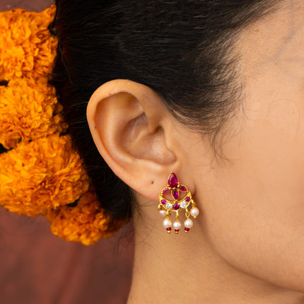 Chandrika Crescent Pearl Tops