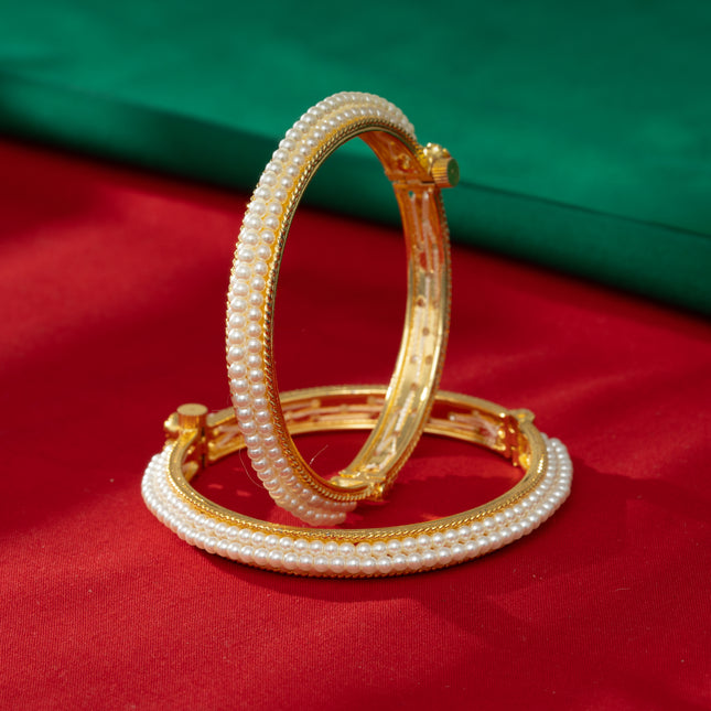 Three Line Moti Bangles
