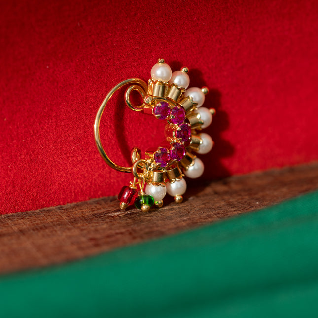 Crescent Pearl Ruby Nath