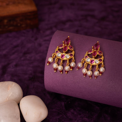 Chandrika Crescent Pearl Tops