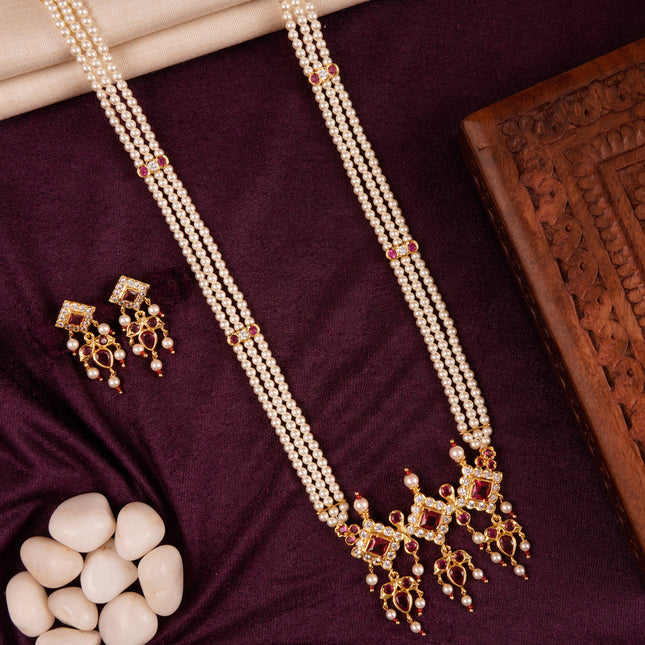 Regal Pearl Long Kantha