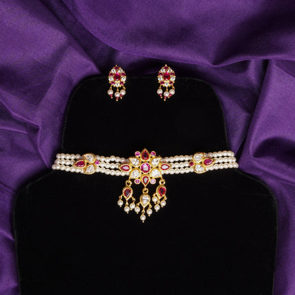 Serenity Glow Pearl Choker