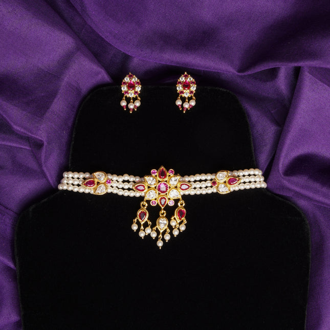 Serenity Glow Pearl Choker