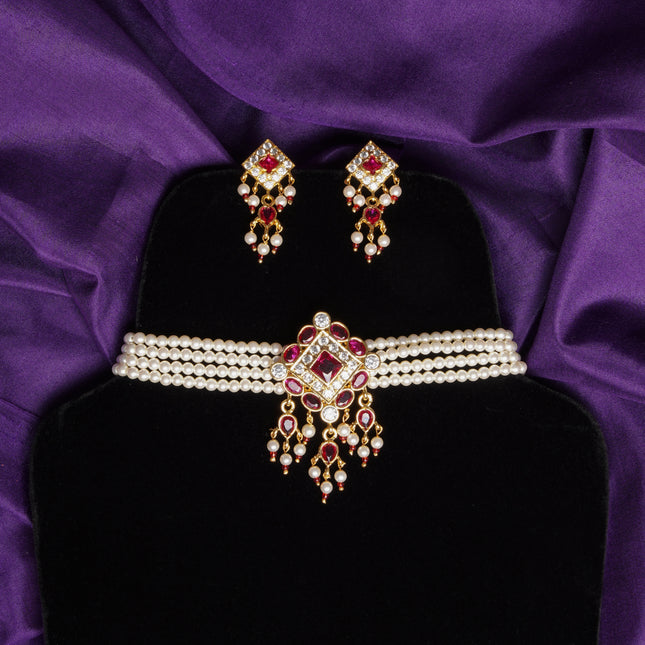 Classic Aura Choker Necklace