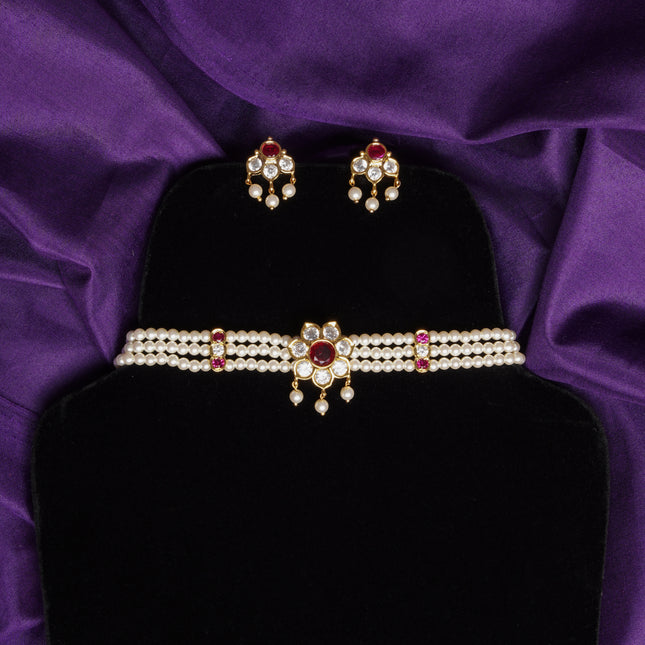 Serenity Glow Pearl Choker