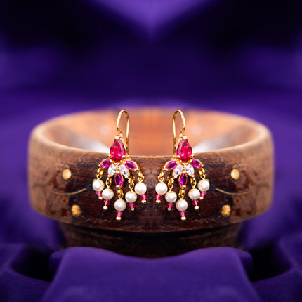 Red Bloom Pearl Bugadi