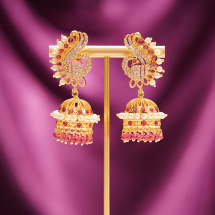 Peacock Ruby Pearl Jummar