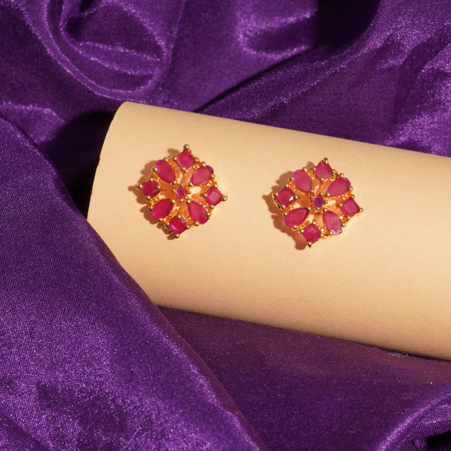 Blush Bloom Studs