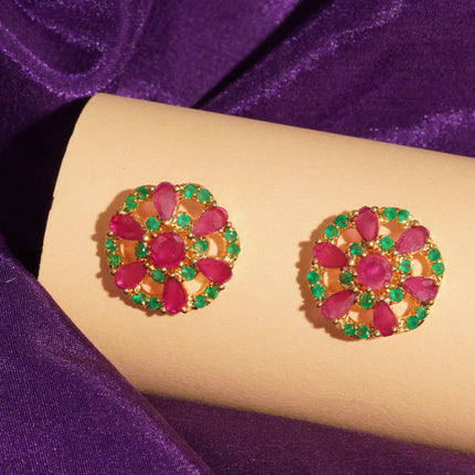 Ruby Garden Studs