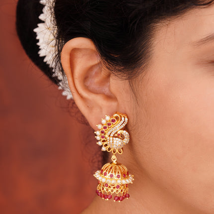 Peacock Ruby Pearl Jummar