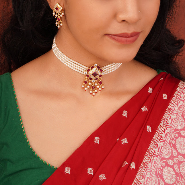 Classic Aura Choker Necklace
