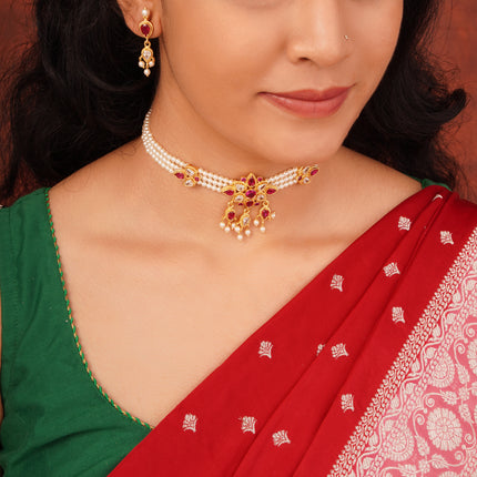 Serenity Glow Pearl Choker