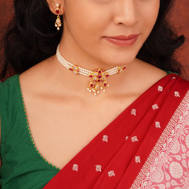 Serenity Glow Pearl Choker
