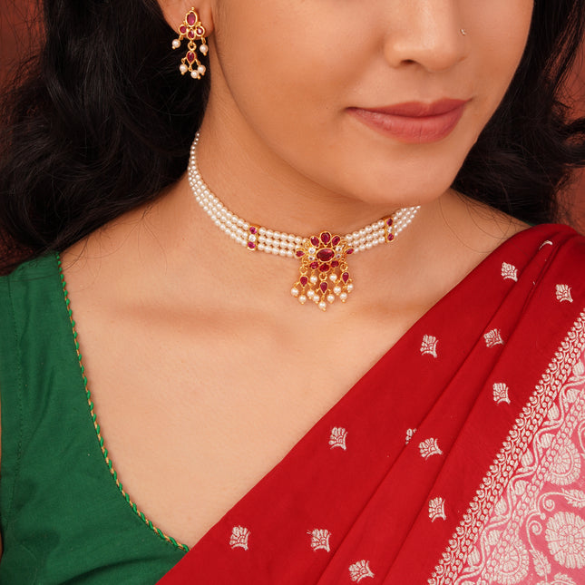 Vintage Charm Kundan Choker